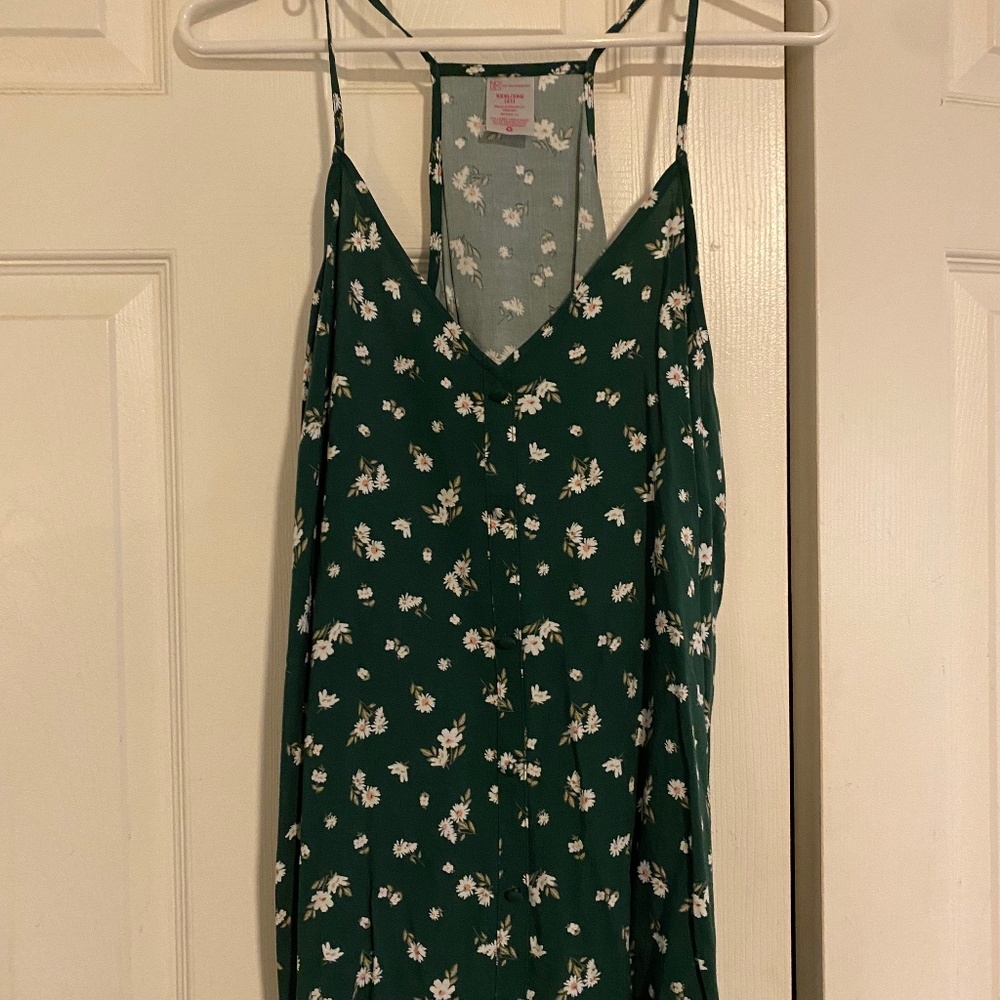 NWT Green Daisy Printed Tank XXXL, No Boundaries